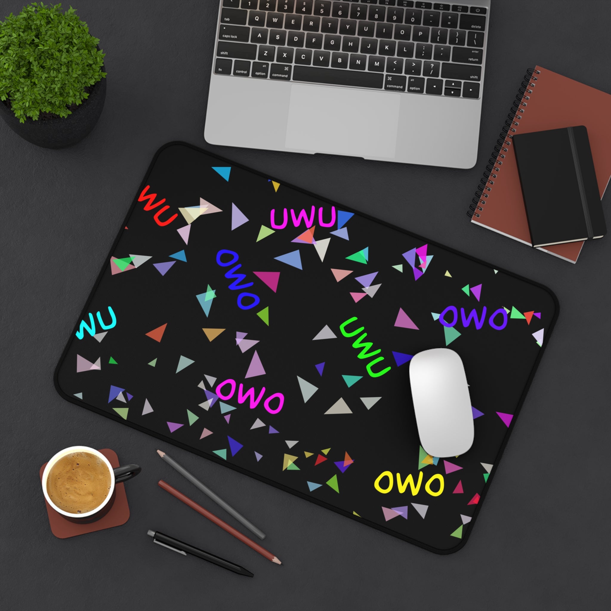 OwO UwU Retro Desk Mat