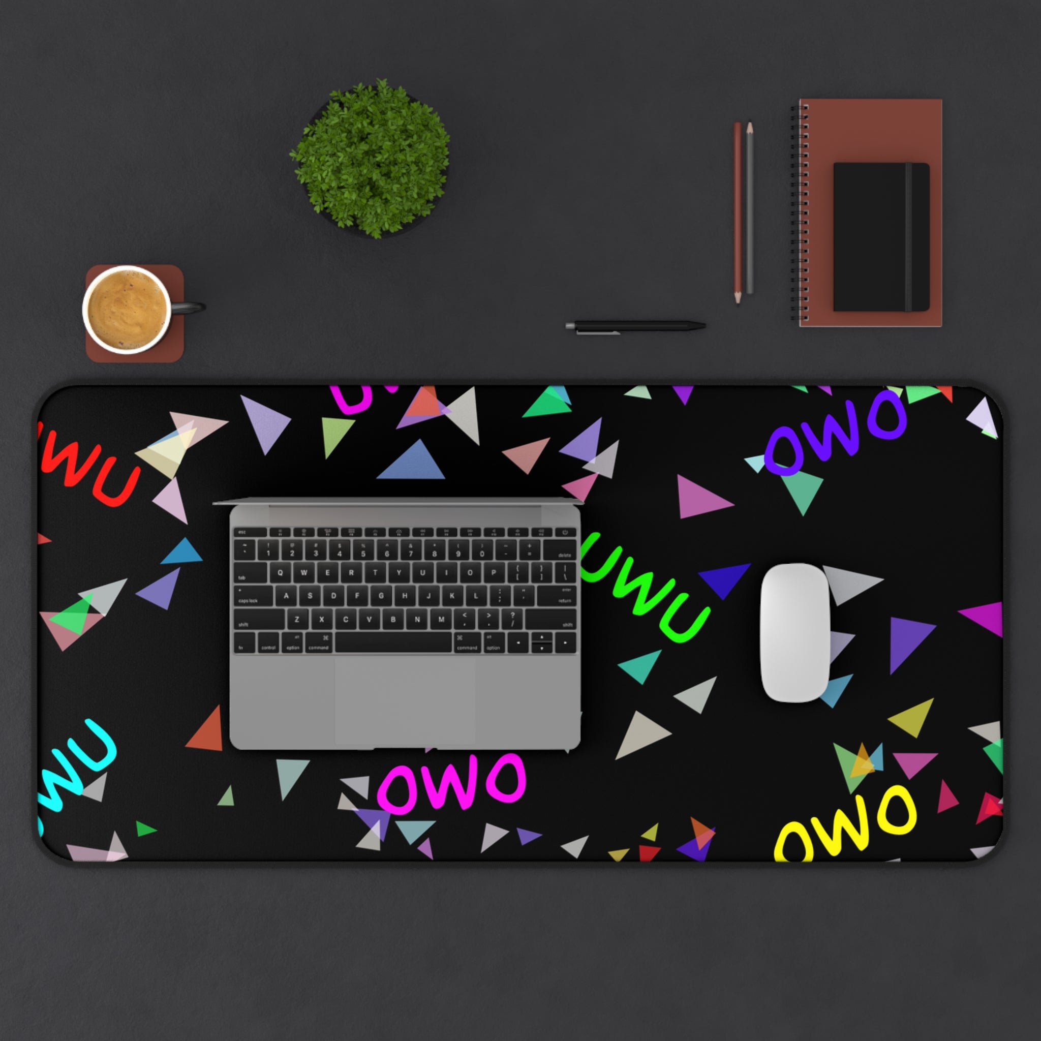 OwO UwU Retro Desk Mat