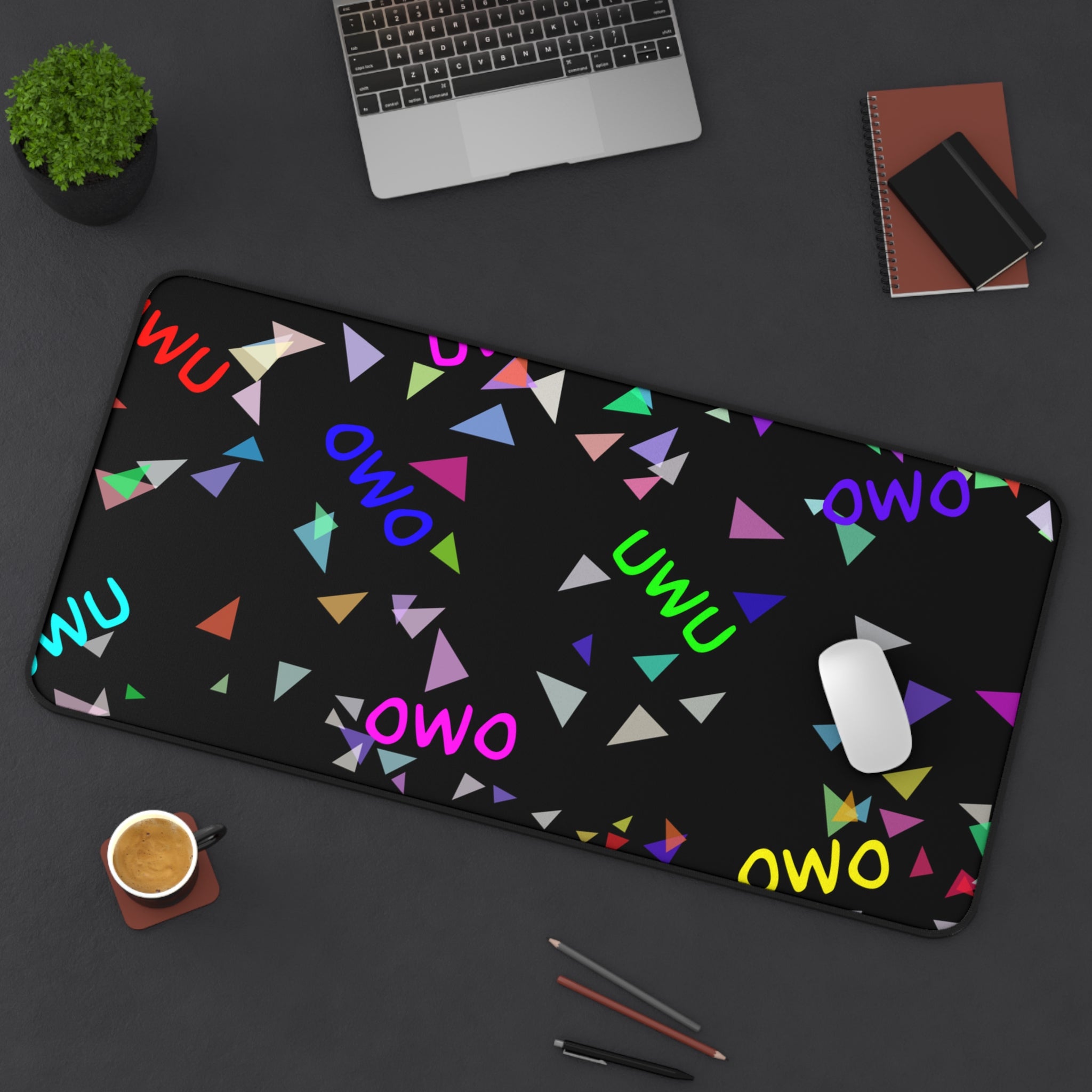OwO UwU Retro Desk Mat