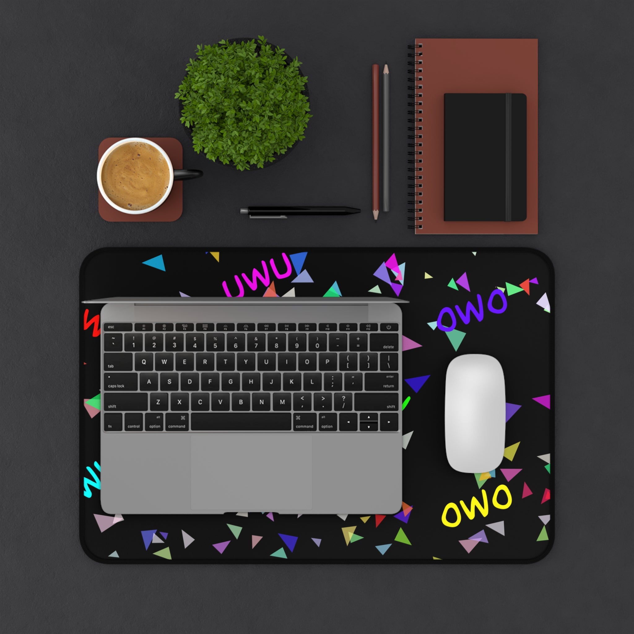 OwO UwU Retro Desk Mat