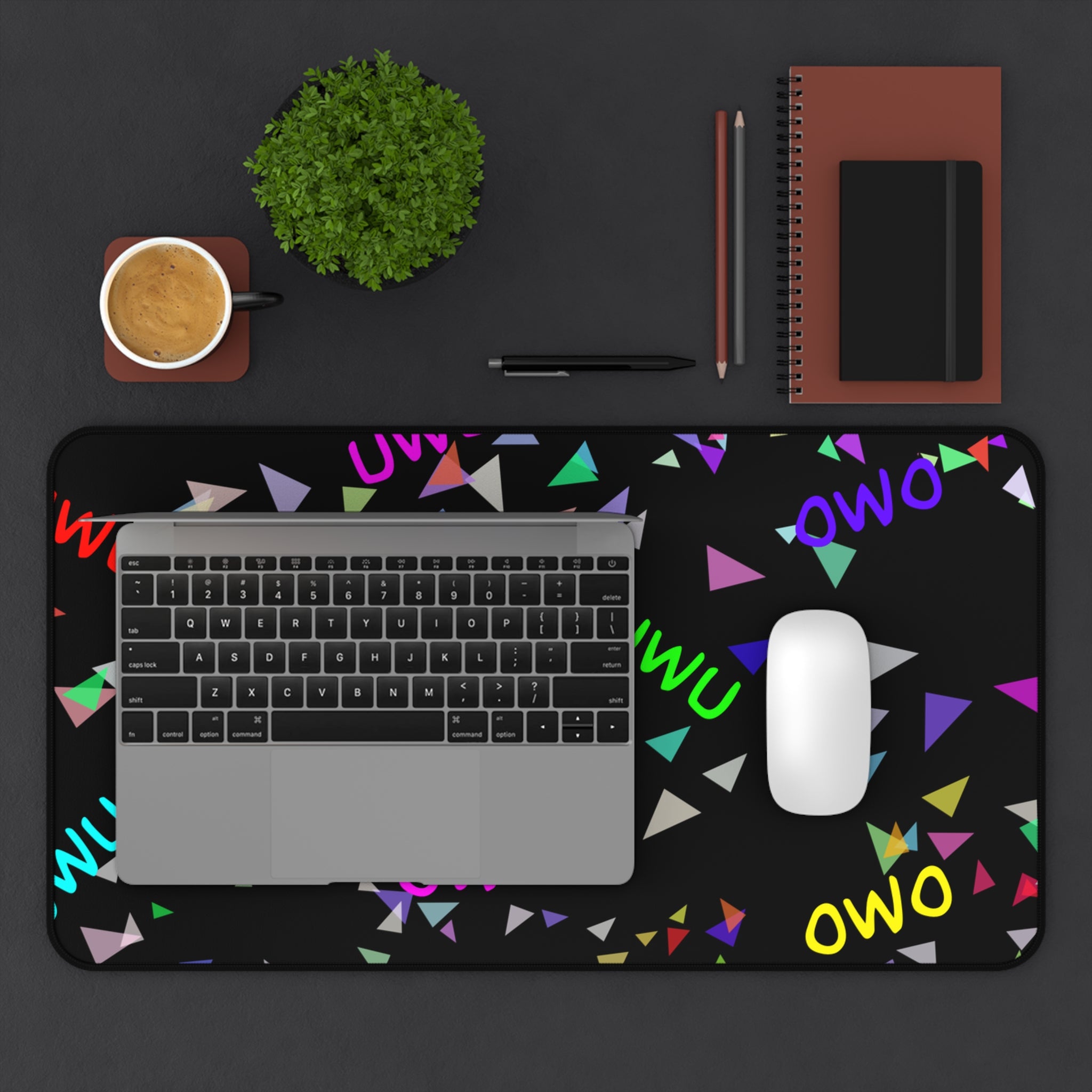 OwO UwU Retro Desk Mat
