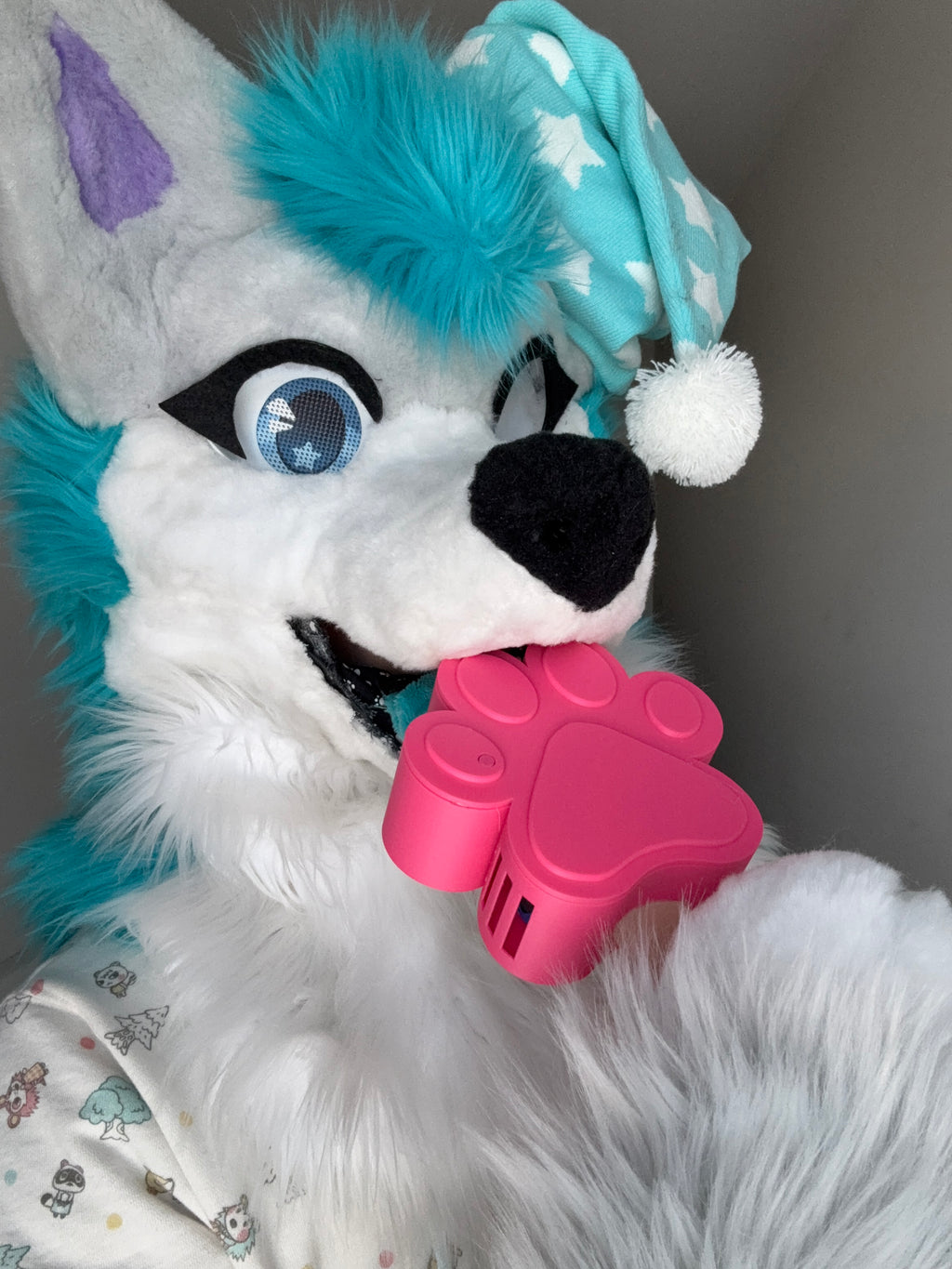Ice Cream Paw Fursuit Fan