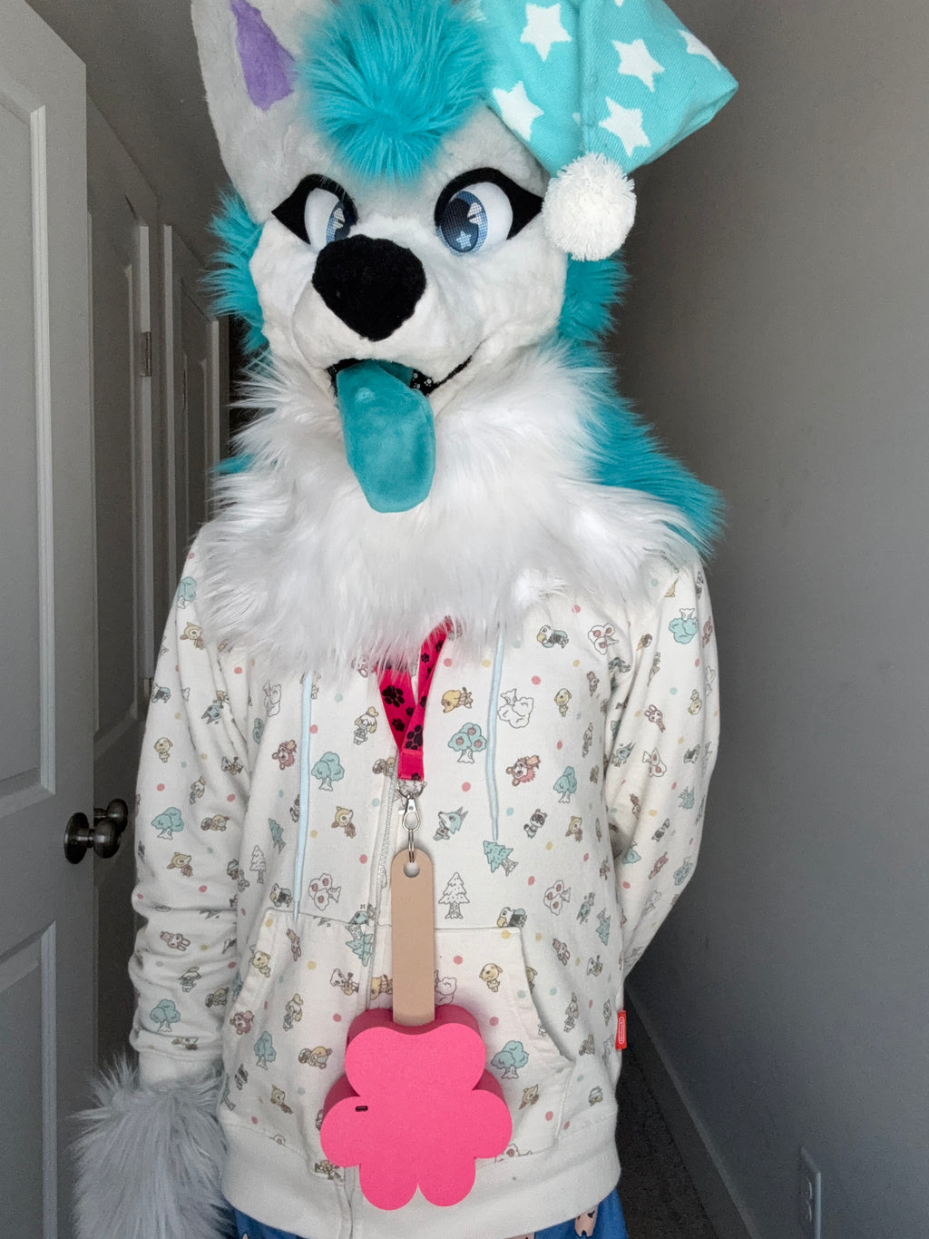 Ice Cream Paw Fursuit Fan