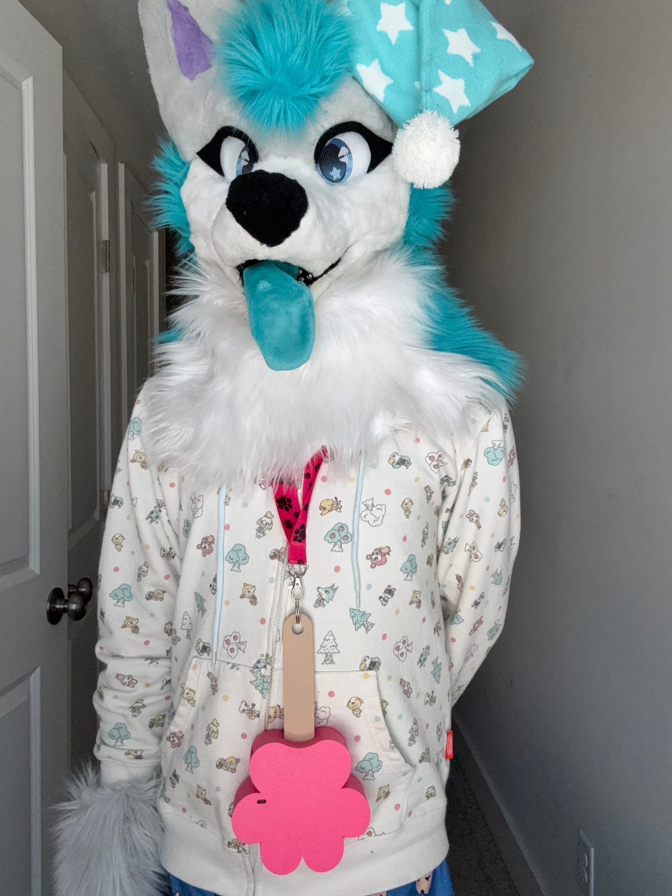 Ice Cream Paw Fursuit Fan
