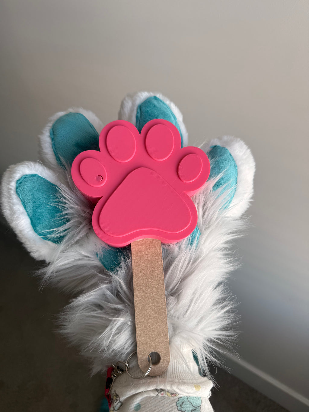 Ice Cream Paw Fursuit Fan