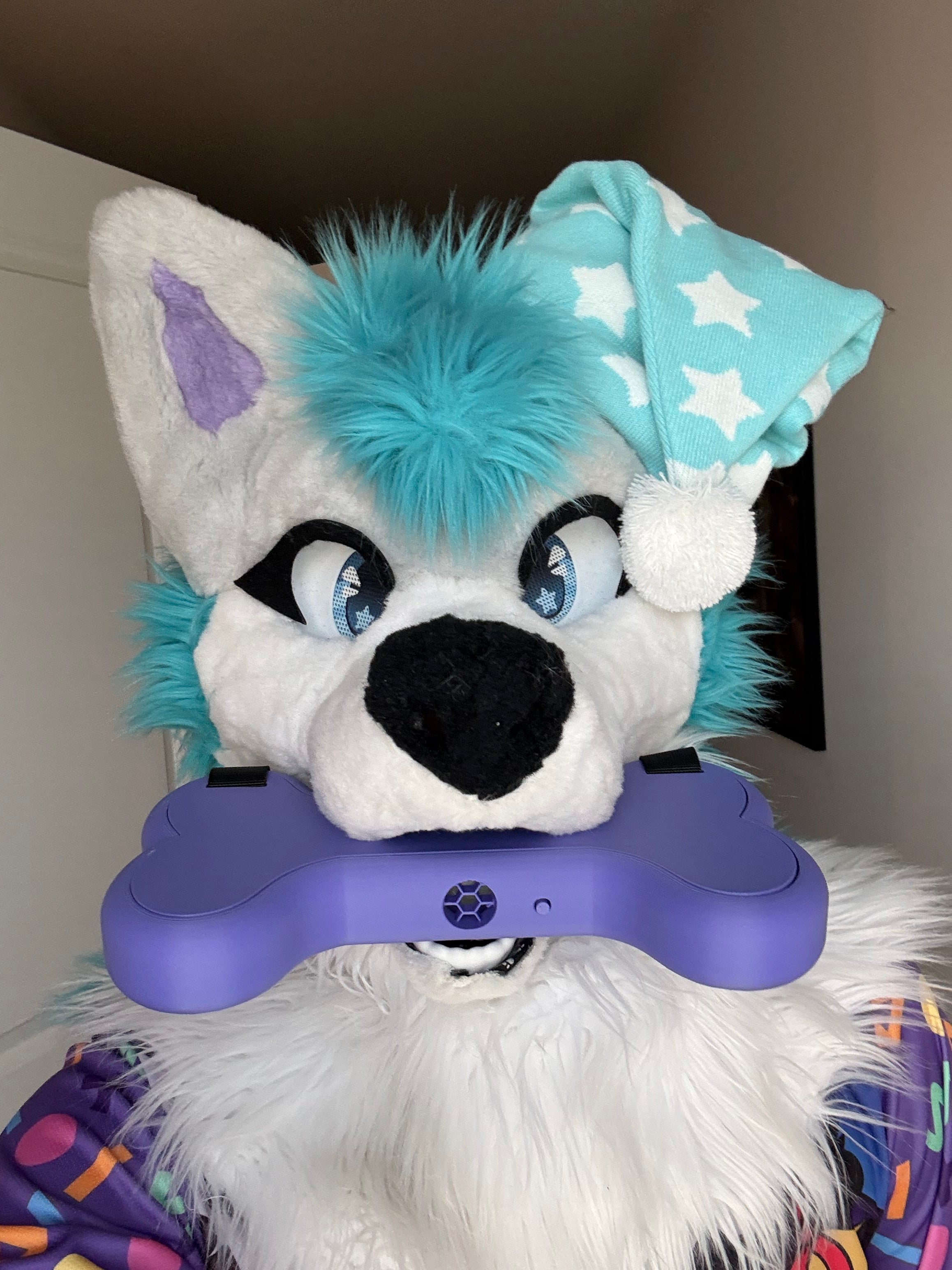 Dog Bone Fursuit Fan
